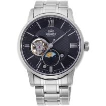 Orient RA-AS0008B10B classic moon phase Mens Watch 42mm 5ATM