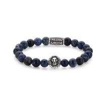 Rebel & Rose Bracelet Midnight Blue Lion RR-8L030-S-L+ mens