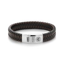 Rebel & Rose Bracelet Braided Flat RR-L0126-S-L mens