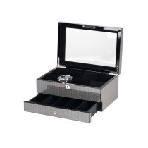 Rothenschild Watch Box RS-2268-8CA for 8 Watches carbon