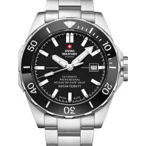 Swiss Military SMA34092.01 Automatic Diver Mens Watch 45mm 100ATM