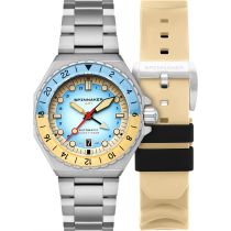 Spinnaker SP-5119-99 Mens Watch Dumas GMT Automatic 43mm 30ATM