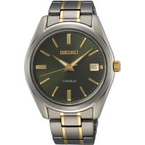 Seiko SUR377P1 Classic titanium sapphire crystal 40mm 10ATM