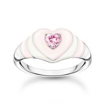 Thomas Sabo Ladies Ring TR2435-041-9-50 heart size 50