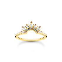 Thomas Sabo TR2456-488-7-54 Gold-plated ring sunbeams 