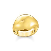 Thomas Sabo TR2470-413-39-56 Bold - Gold-plated Ring in organic drop shape Ladies