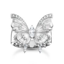 Thomas Sabo TR2495-051-14-56 Cocktailring butterfly silber Damen