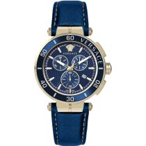 Versace VE3L00322 Greca Chronograph Mens Watch 45mm 5ATM