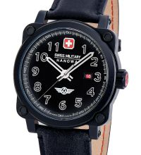 shopping: Vision Aerograph Timeshop24 43mm cheap Mens watch Swiss Night Hanowa SMWGB2101301 Military
