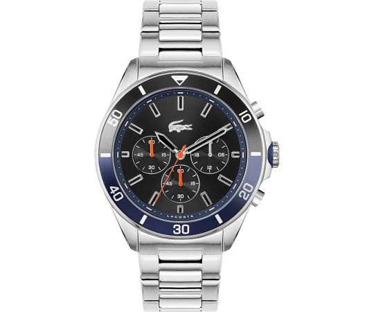 Mens 2011155 44mm cheap Timeshop24 Tiebreaker chronograph Lacoste watch shopping: