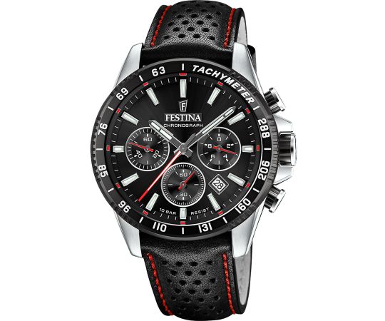 Festina F20561/4 Timeless chronograph shopping: Mens 45mm watch cheap Timeshop24