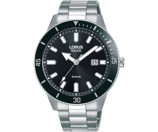 cheap 43mm watch Lorus Mens RX311AX9 Timeshop24 solar shopping: