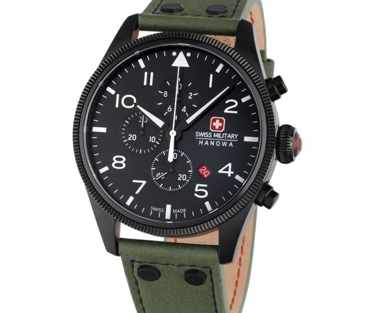 43mm Hanowa Swiss SMWGC0000430 cheap Mens Thunderbolt watch Chrono Military shopping: Timeshop24