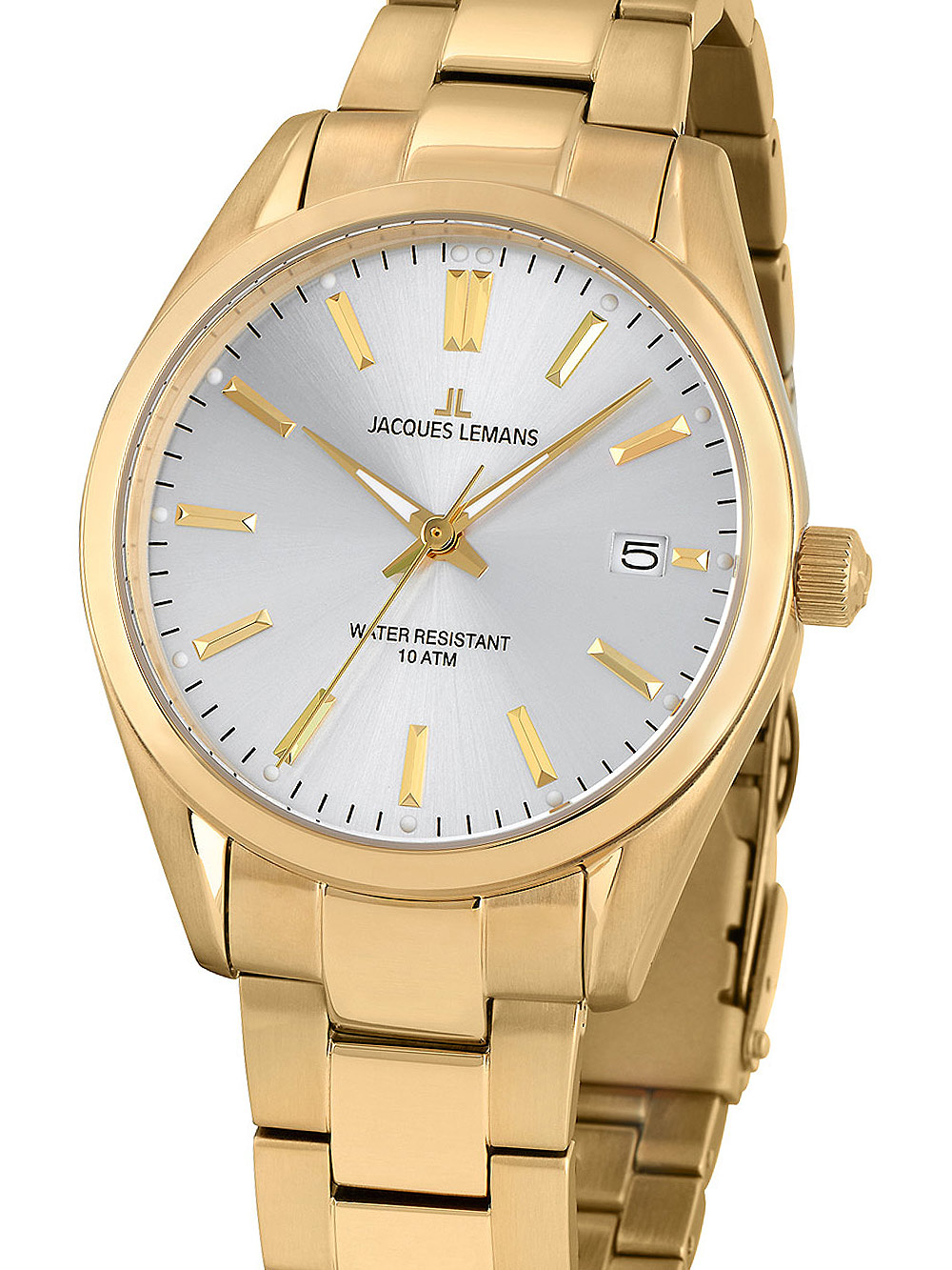 Jacques lemans gold watch new arrivals