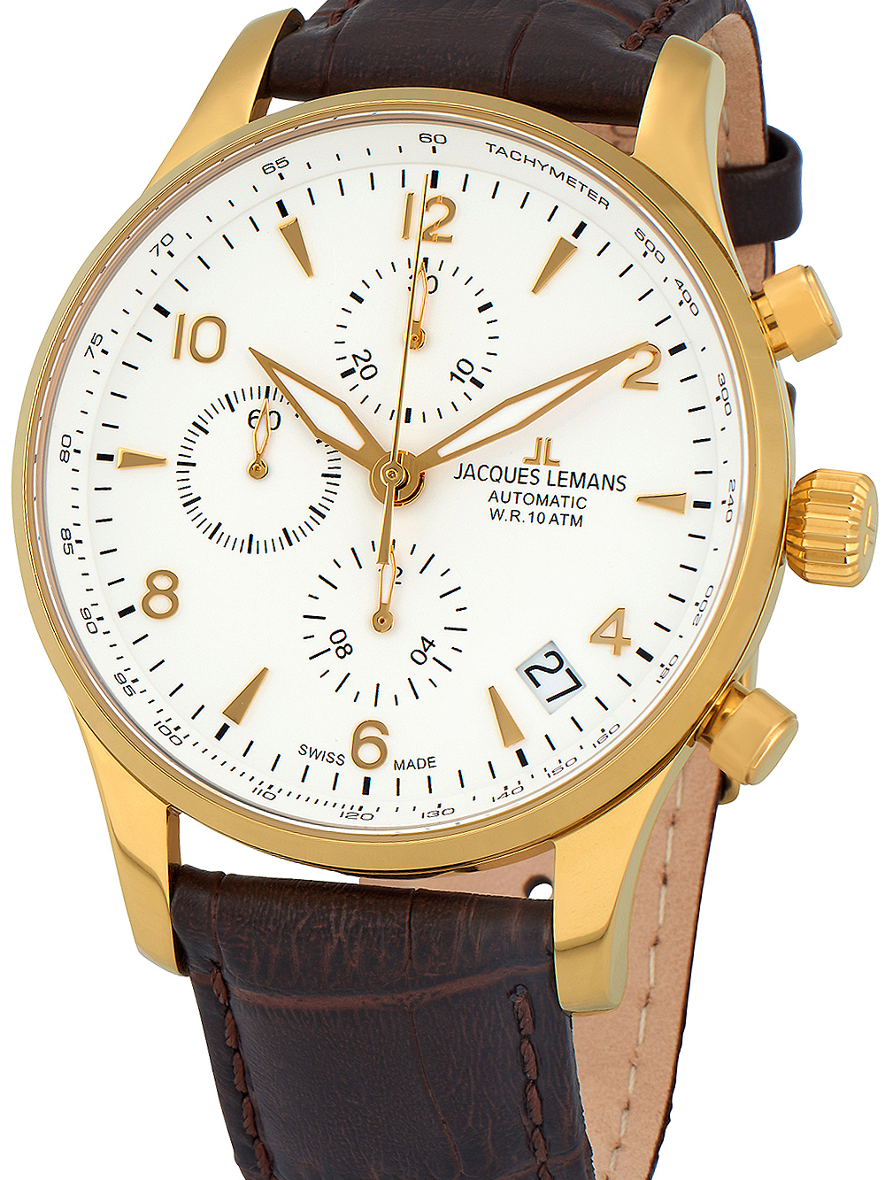 Jacques lemans best sale automatic chronograph