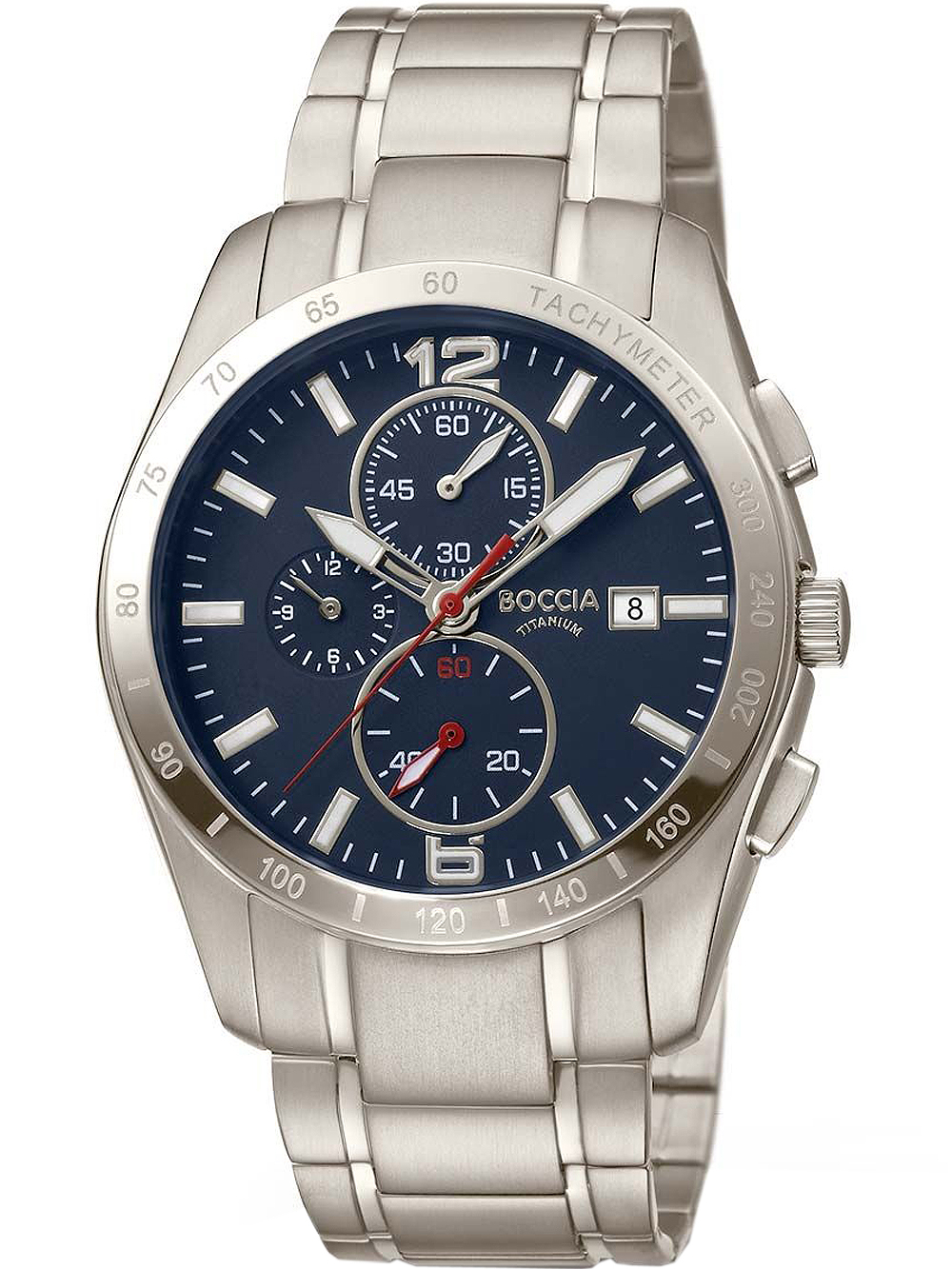 Boccia 3767 03 Men s Watch Chronograph Titanium 41mm Mens watch