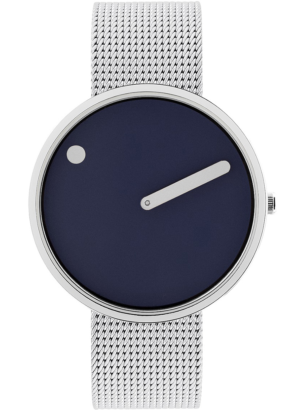 PICTO 43393 0820 Unisex Midnight Blue 40mm Ladies Mens Unisex