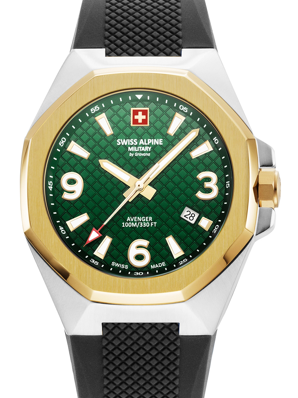 Swiss Alpine Military 7005.1844 Typhoon Mens 42mm Mens watch cheap