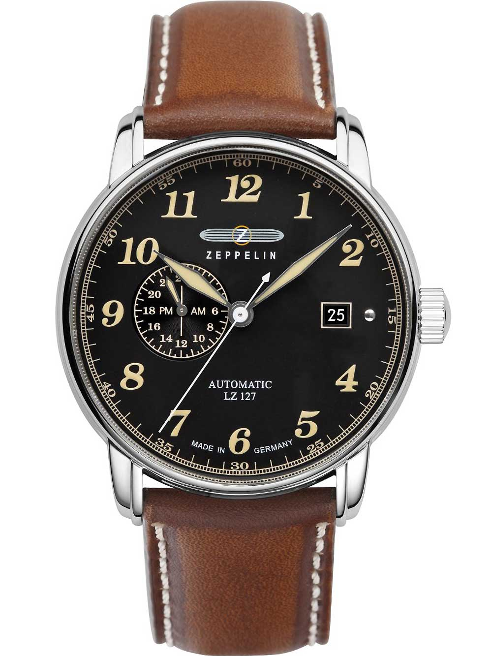 ツェッペリン8668-2 Graf Zeppelin LZ127 Automatik Herrenuhr 41mm 5ATM-