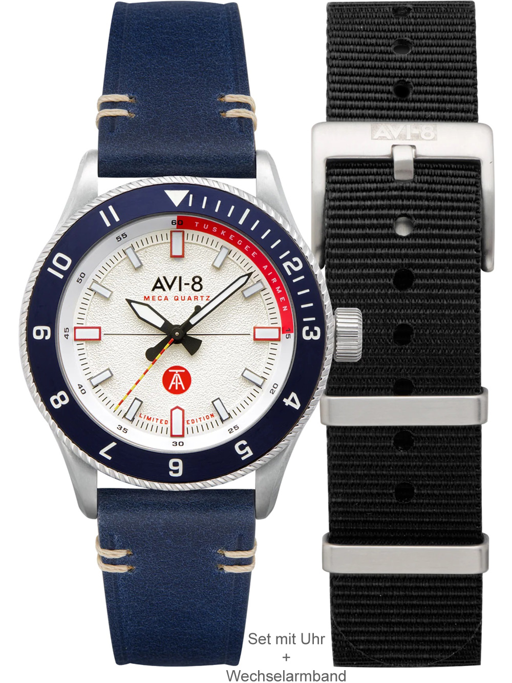 Avi-8 P-51 Mustang Hitchcock Cooperstown Watch Review - 12&60