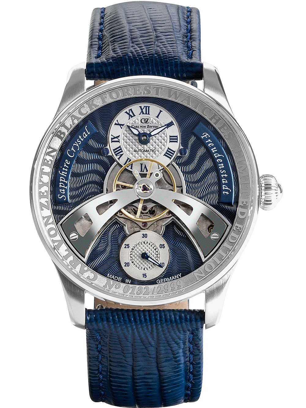 Freudenstadt Zeyten Timeshop24 Carl Automatic von CVZ0043BLS Mens shopping: 42mm cheap watch