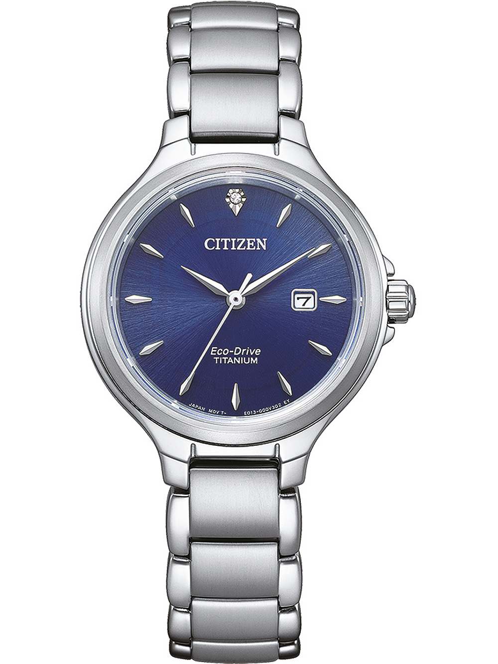 ladies citizen eco drive titanium watch