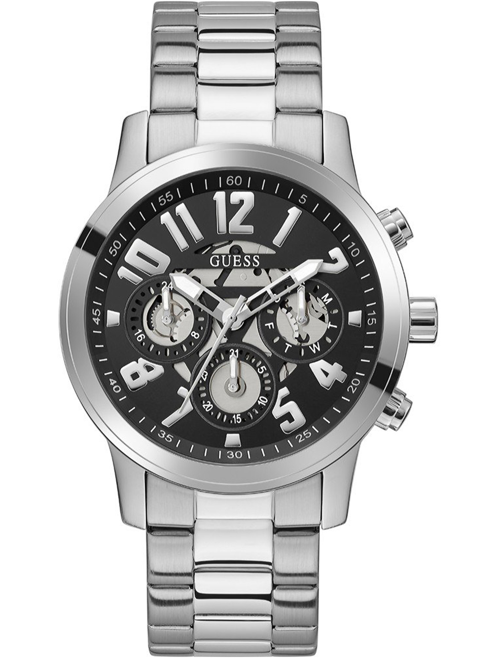 Guess g steel discount watch