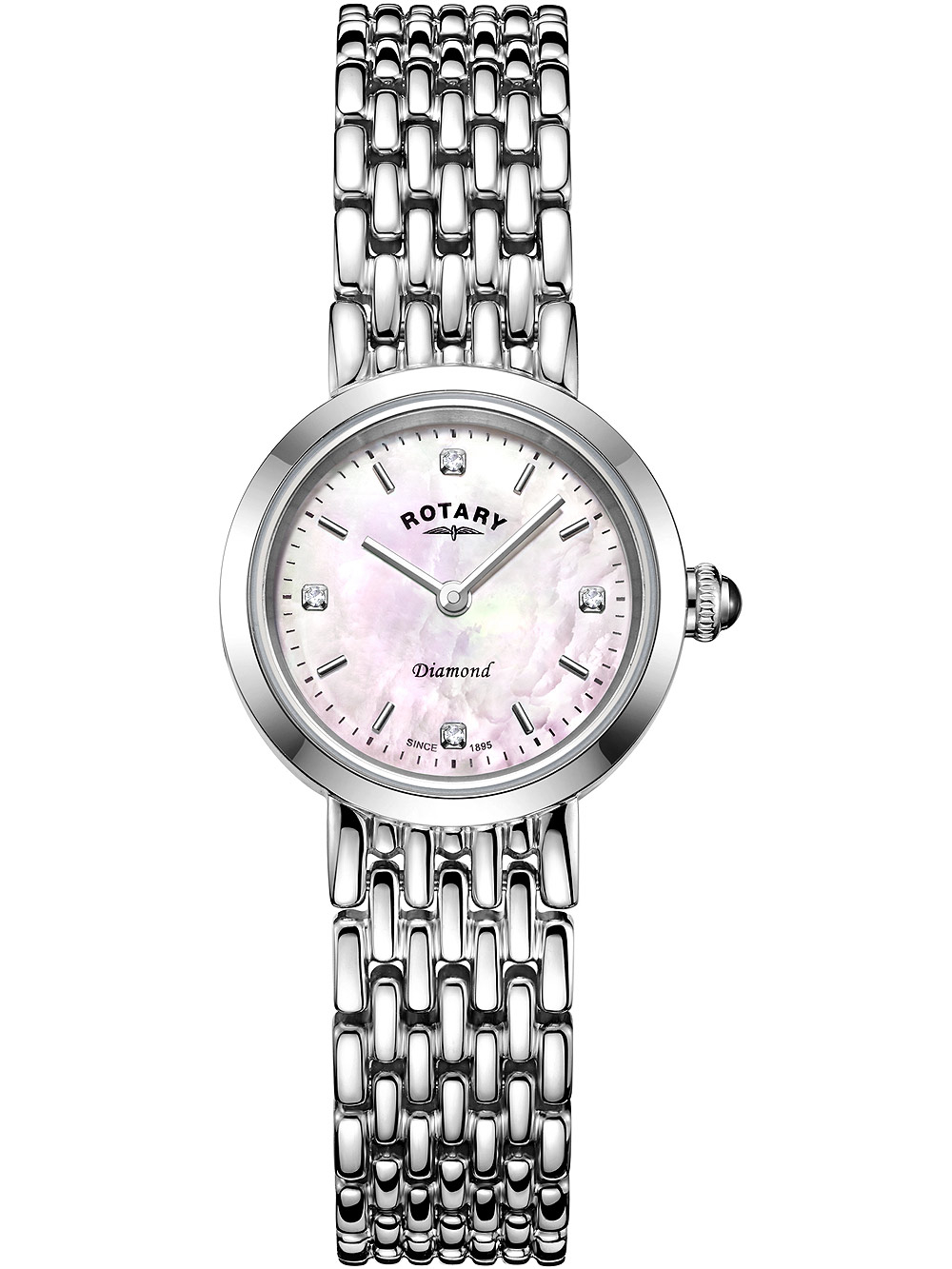 Rotary ladies 2024 silver bracelet watch