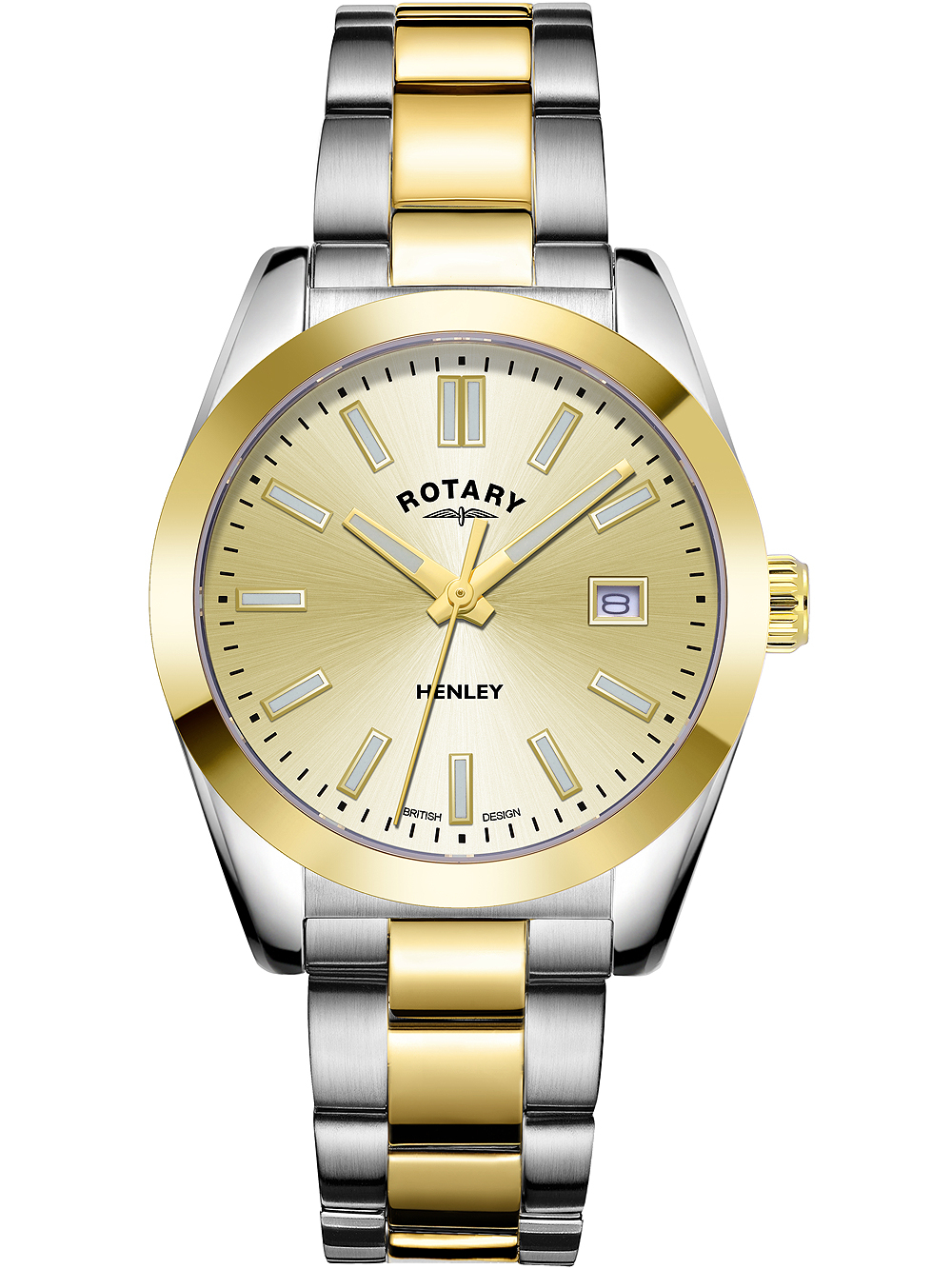 Rotary two tone 2025 ladies watch