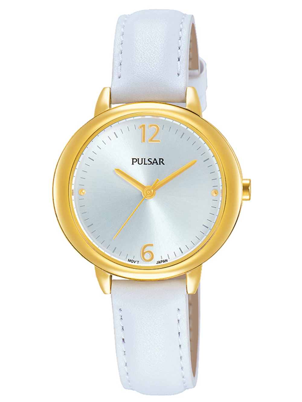 Pulsar ladies watch hot sale leather strap