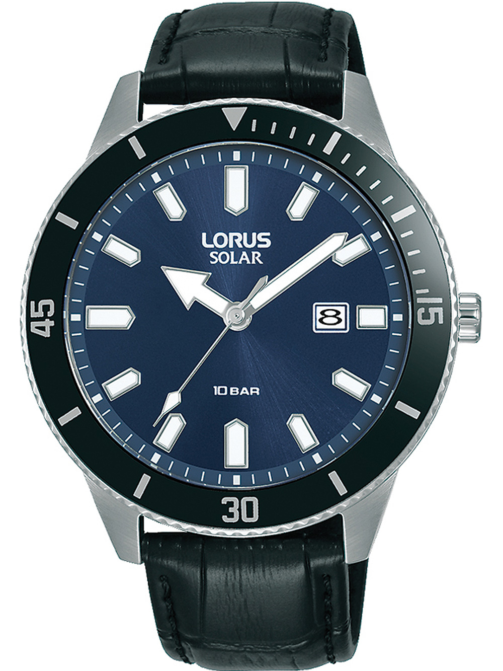 Lorus RX317AX9 43mm watch Mens solar Timeshop24 shopping: cheap