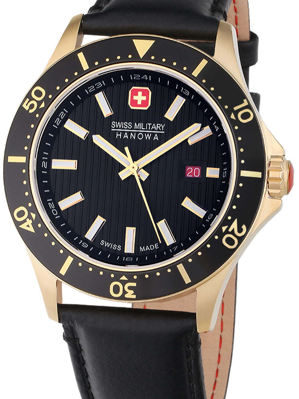 Swiss military shop hanowa flagship gold