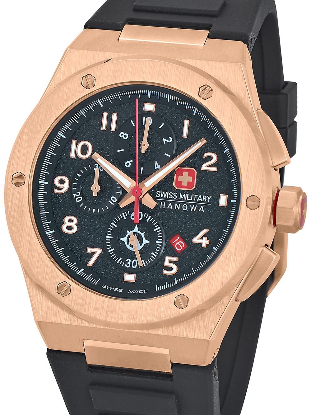 Chrono watch cheap Swiss SMWGO2102010 Military shopping: Hanowa Mens mm 43 Timeshop24 Sonoran
