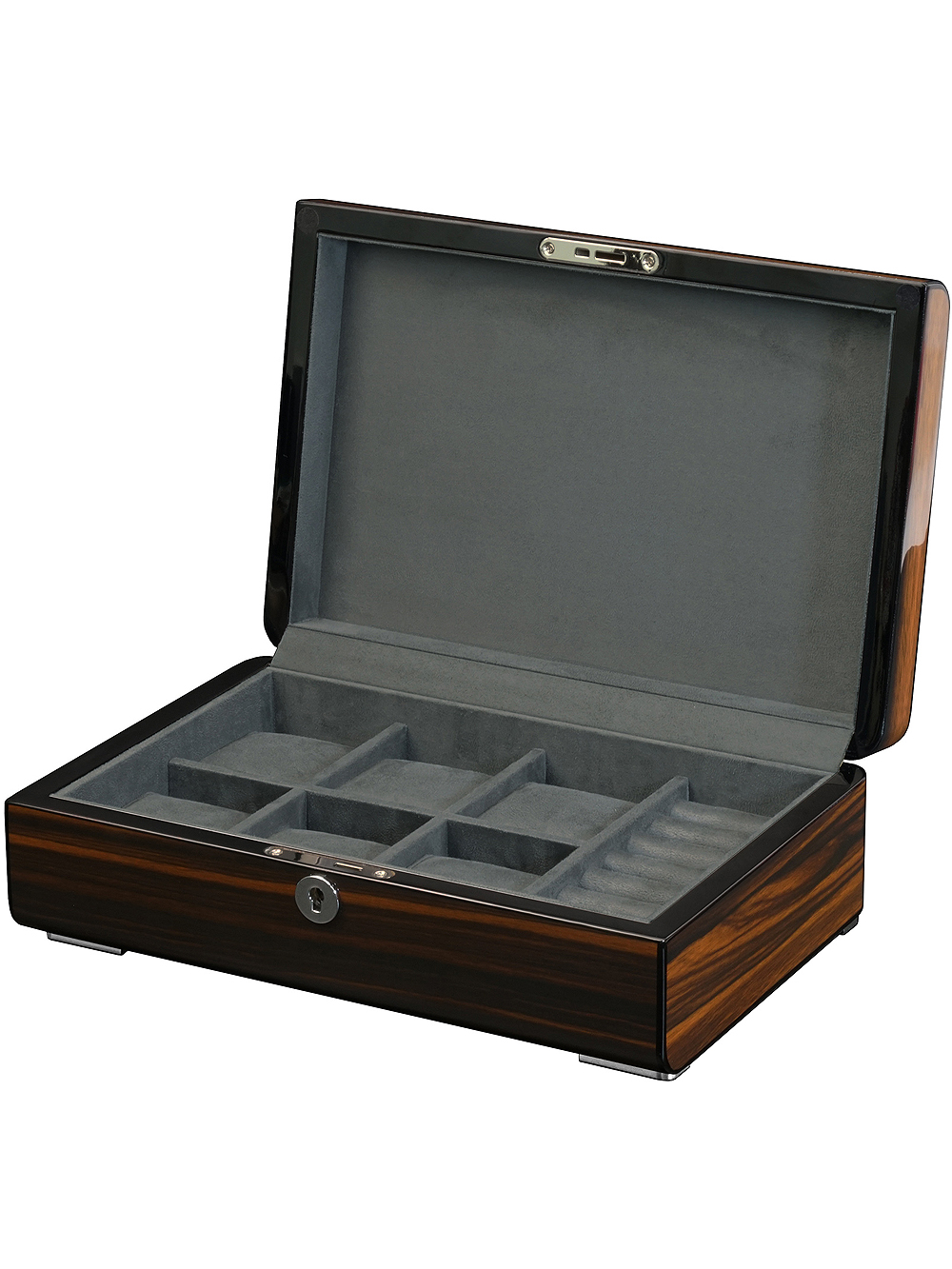 Black wood watch box hot sale